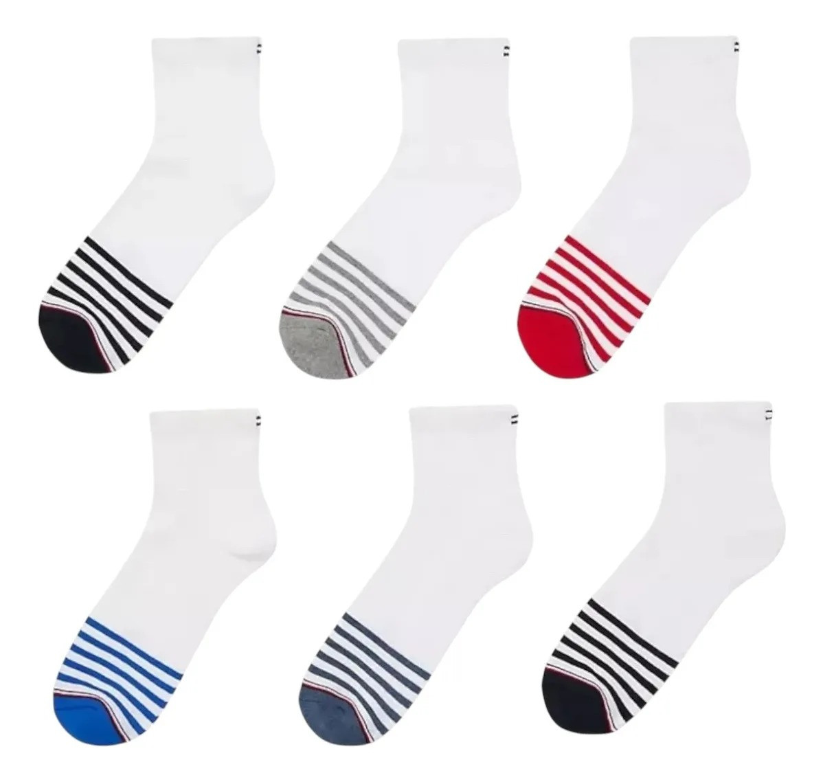 Набір чоловічих шкарпеток Tommy Hilfiger 6 пар 1159832923 (Білий One Size), фото 1