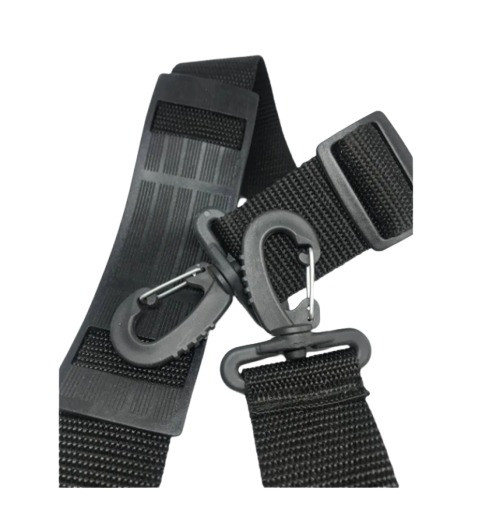 Наплічний ремінь із пластмасовими карабінами \ стропа - 38 мм \ 0110