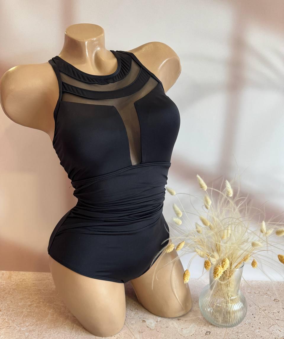 Купальник жіночий суцільний чорний розмір 46, фото 1