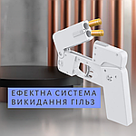 Складаний Іграшковий Нейлоновий Бластер Трансформер Телефон Пістолет Айфон ТОП Комплект Ivory, фото 5