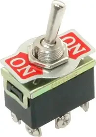 Тумблер KN3(B)-202 (ON)-ON, 6pin, 6A 250VAC
