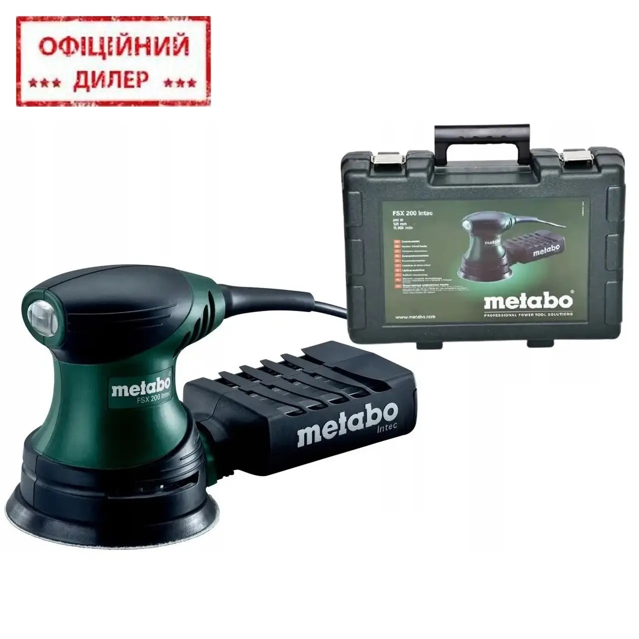 Шліфмашина ексцентрикова Metabo FSX 200 Intec (609225500), фото 1