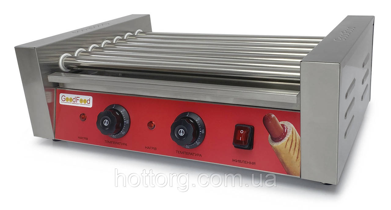 Гриль роликовий GoodFood HDRG7 RED