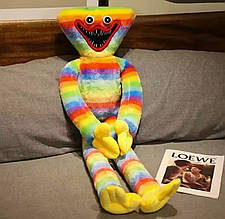 М'яка Іграшка Хагі Вагі Райдужний Лілі Мілі Велика Обіймашка з Липучками Poppy Playtime 80 см