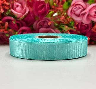 Атласна стрічка для рукоділля - 1,2 см x 23 м / Тіфані