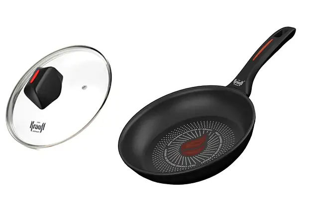 Сковорода з кованного алюмінію Krauff Smart Fry 88-222-131 (28 см), фото 1
