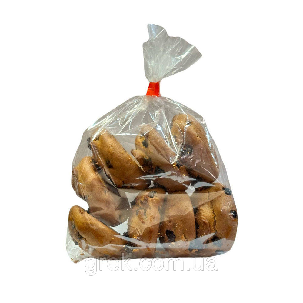 Мустокулура (пісне печиво з петимезу) з родзинками ΤΡΙΓΚΑΣ COOKIES на вагу, фото 1