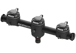 Розширювальна тарга BORIKA FASTen Gm350-3 чорно-сіра розмір S для кріплення аксесуарів (01.02.001.02.06)