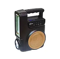 Зарядна станція на сонячній батареї з PowerBank та радіо 4000мАг, Bluetooth CL-830, Чорний / Акумуляторний прожектор