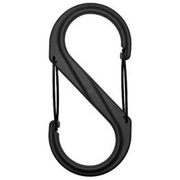 Карабін туристичний Nite ize Plastic Carb S Biner Size 8 NI677 All Black (4823082709397) - оригінал