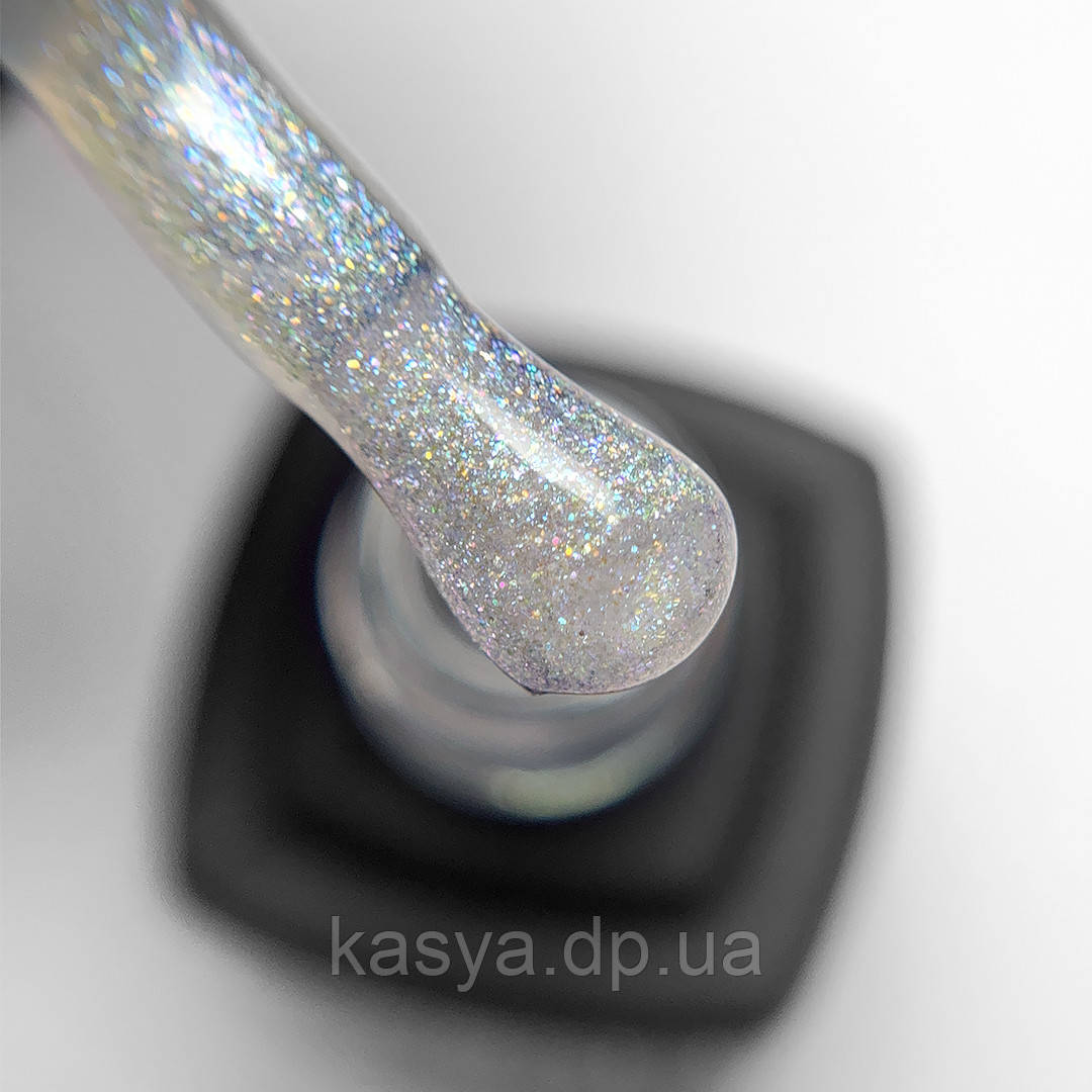 Гель лак MOON FULL Opal Color Gel Polish № 508 , напівпрозорий із синіми блискітками 8 мл