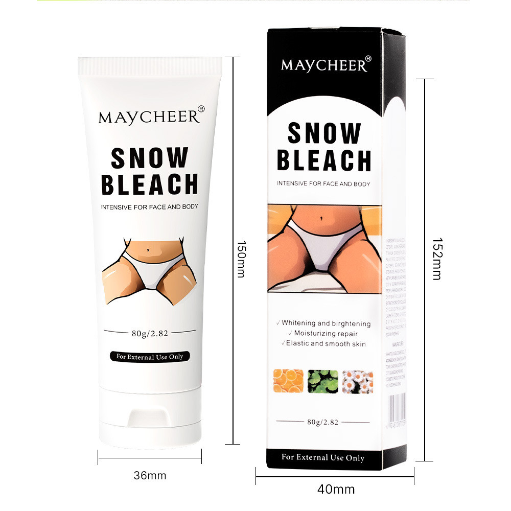 Відбілюючий крем длобличчя та тіла, інтимних частин Maycheer. 80 г