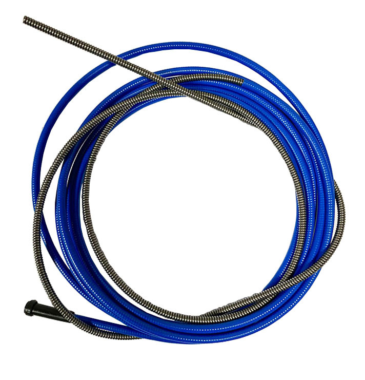 Спіраль для подавання дроту Binzel синя 3,4 м для MIG/MAG пальників D 0,8-1,0 мм, фото 1