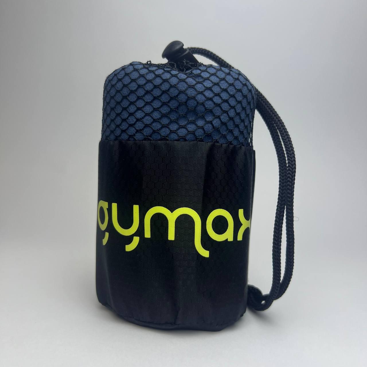 Рушник з мікрофібри Gymax Towel 50х90 см - швидкосохнучий, компактний, універсальний, синій, фото 1