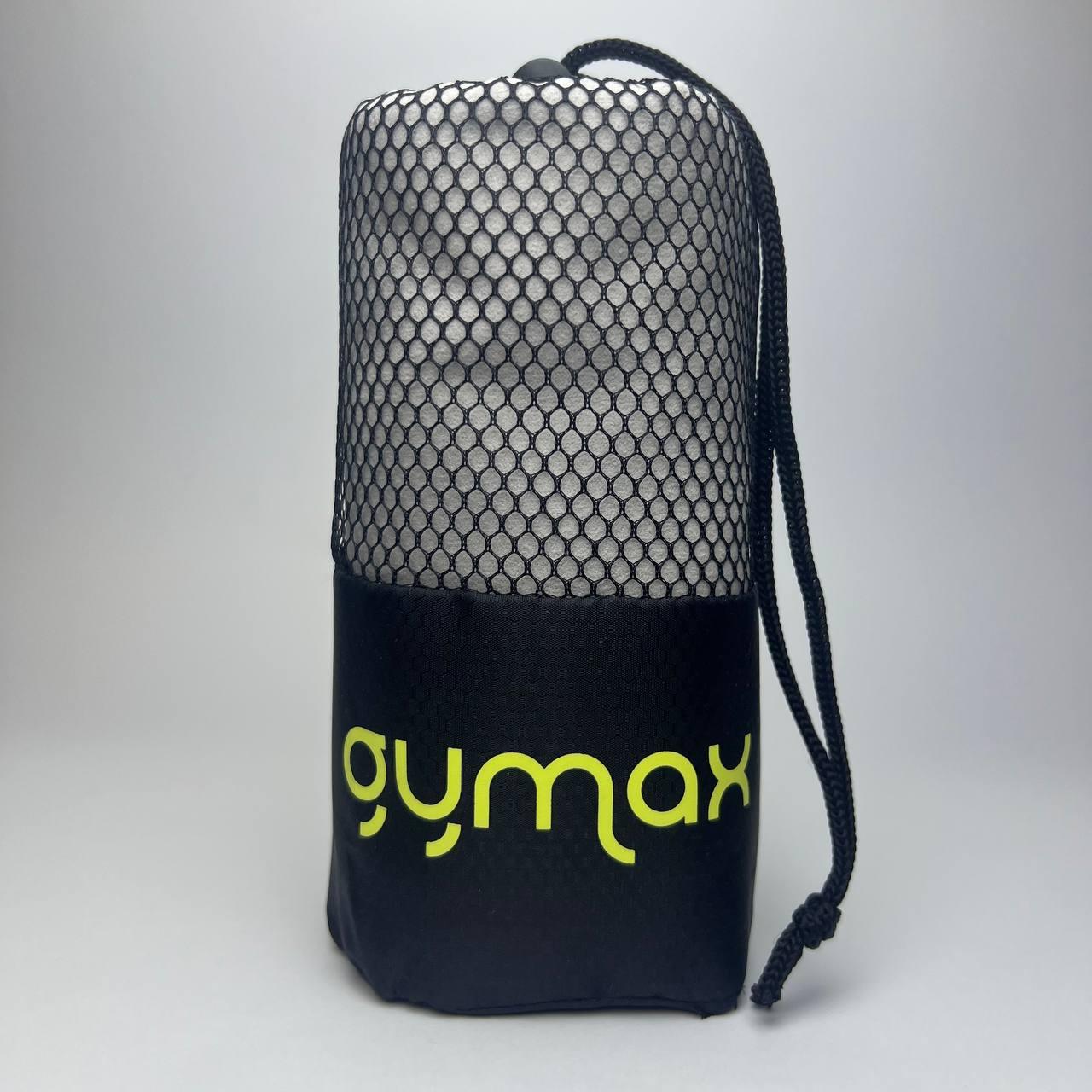 Рушник з мікрофібри Gymax Towel 80х130 см - швидкосохнучий, компактний, універсальний, сірий
