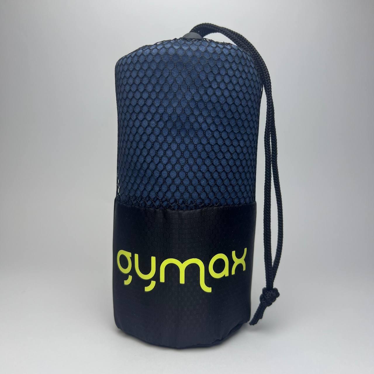 Рушник з мікрофібри Gymax Towel 80х130 см - швидкосохнучий, компактний, універсальний, синій