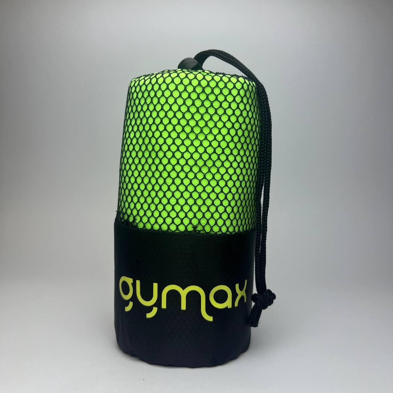Рушник з мікрофібри Gymax Towel 80х130 см - швидкосохнучий, компактний, універсальний, зелений