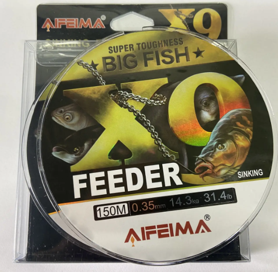 Ліска Feima FEEDER Super Toughness Big Fish X9 150 м 0,35 мм тест 14,3 кг