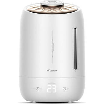 Зволожувач повітря Deerma DEM-F600 White — 5 л, до 15 годин роботи, гігростат, таймер