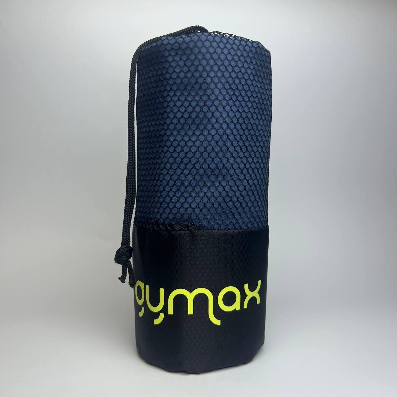 Рушник з мікрофібри Gymax Towel 110х175 см - швидкосохнучий, компактний, універсальний, синій