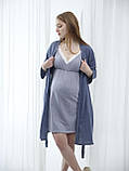 Халат мусліновий для вагітних Pregnant Style Josephine4 44 Сірий, фото 4