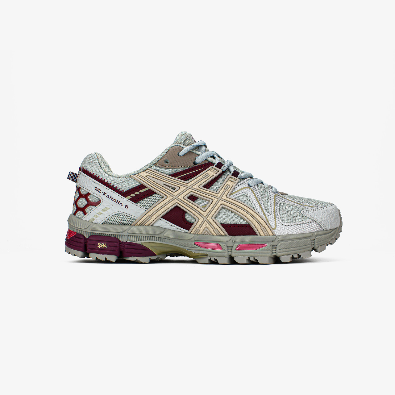 Кросівки  Asics Gel-Kahana 8 Grey Burgundy / Асікс Гел Кахана 8
