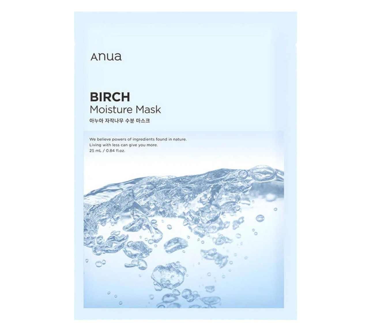 Зволожуюча маска для обличчя з березовим соком ANUA Birch Moisture Sheet Mask