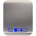 Кухонні ваги з платформою до 5 кг, від батарейок / Сенсорні ваги з підсвічуванням / Електронні ваги для кухні, фото 6