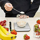 Кухонні ваги з платформою до 5 кг, від батарейок / Сенсорні ваги з підсвічуванням / Електронні ваги для кухні, фото 4