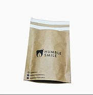 Біорозкладні пакети з логотипом Конверт бандерольний крафтовий кур'єрський 28х42 см, фото 4