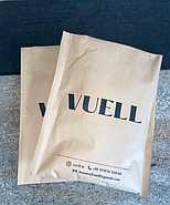 Біорозкладні пакети з логотипом Конверт бандерольний крафтовий кур'єрський 28х42 см, фото 6