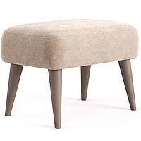 Пуф Lounge велюровий 60x35x42 см з дерев'яними ніжками ТМ Mille