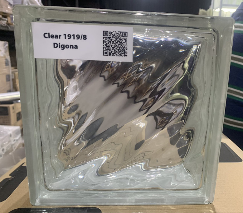 Склоблок  Clear Digona  безкольоровий 190х190х80 мм