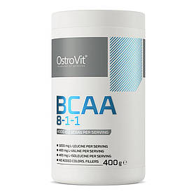 Амінокислота BCAA OstroVit BCAA 8:1:1, 400 грам - Без смаку