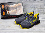 Чоловічі кросівки робочі, спецвзуття захисне метал носок, взуття робоче для працівників демісезонне, польша, фото 3