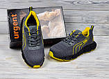 Чоловічі кросівки робочі, спецвзуття захисне метал носок, взуття робоче для працівників демісезонне, польша, фото 4