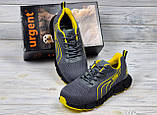 Чоловічі кросівки робочі, спецвзуття захисне метал носок, взуття робоче для працівників демісезонне, польша, фото 6