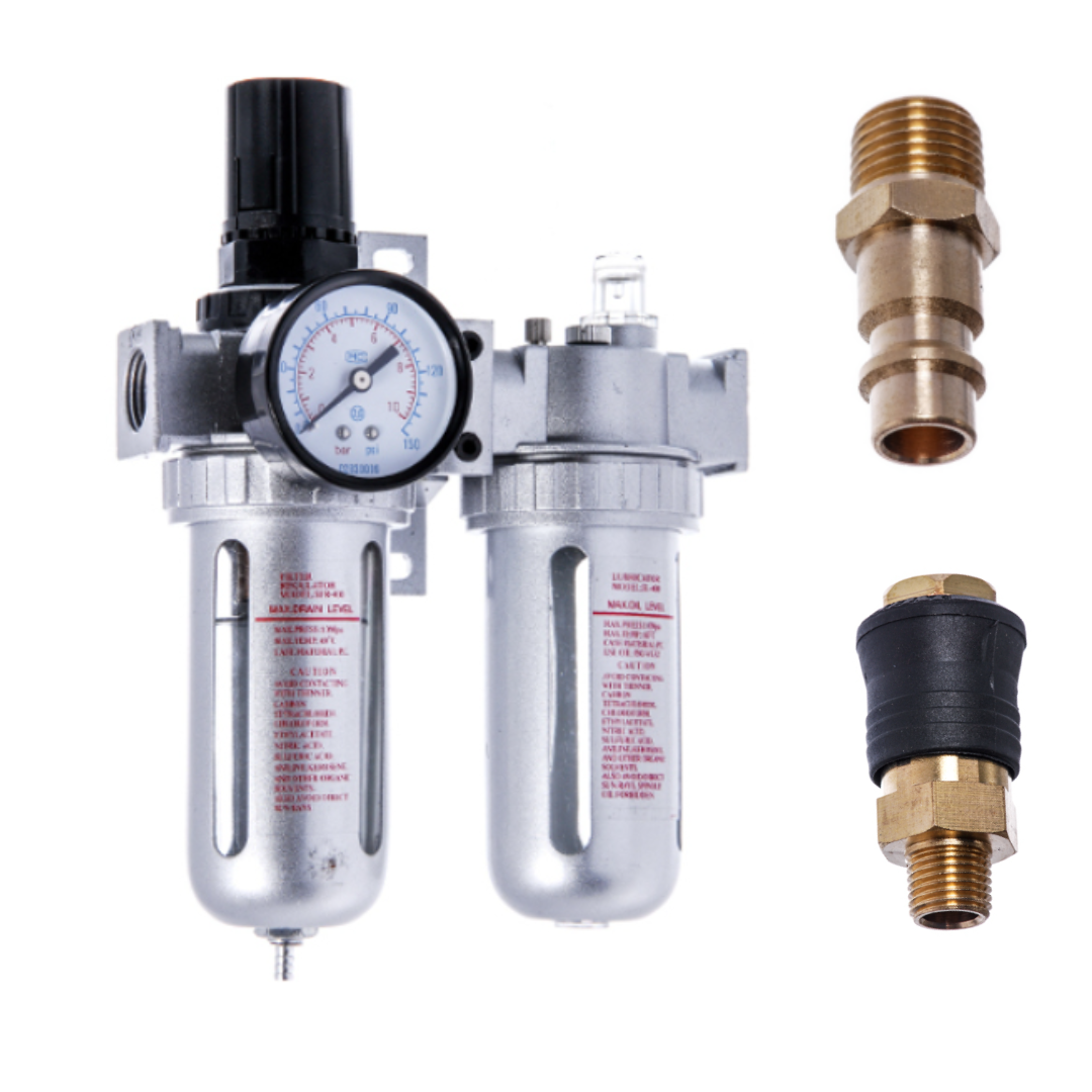 Блок підготовки повітря 1/2 з конекторами AFRL804