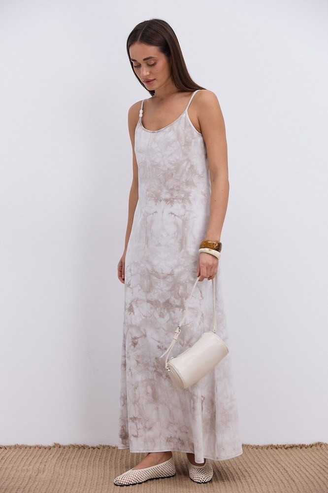 Жіноче літнє мідіплаття в стилі вареняти, фото 1