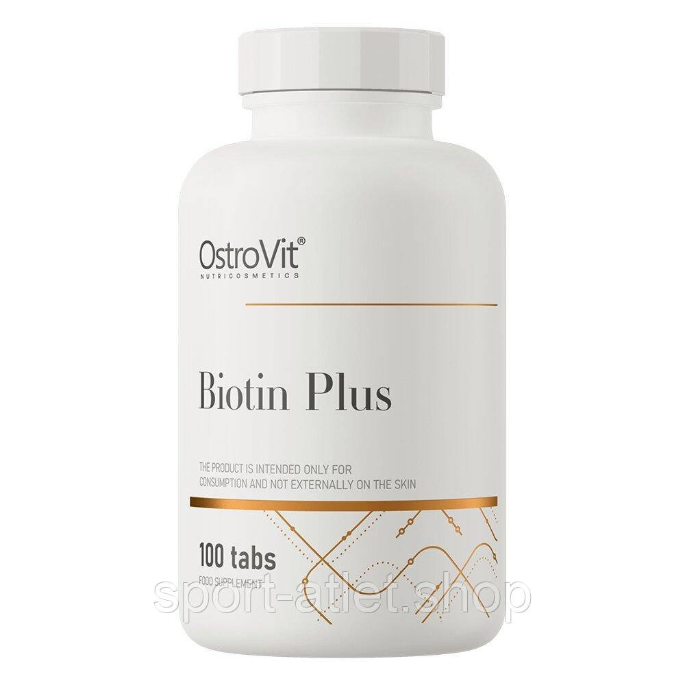 Вітаміни та мінерали OstroVit Biotin Plus, 100 таблеток