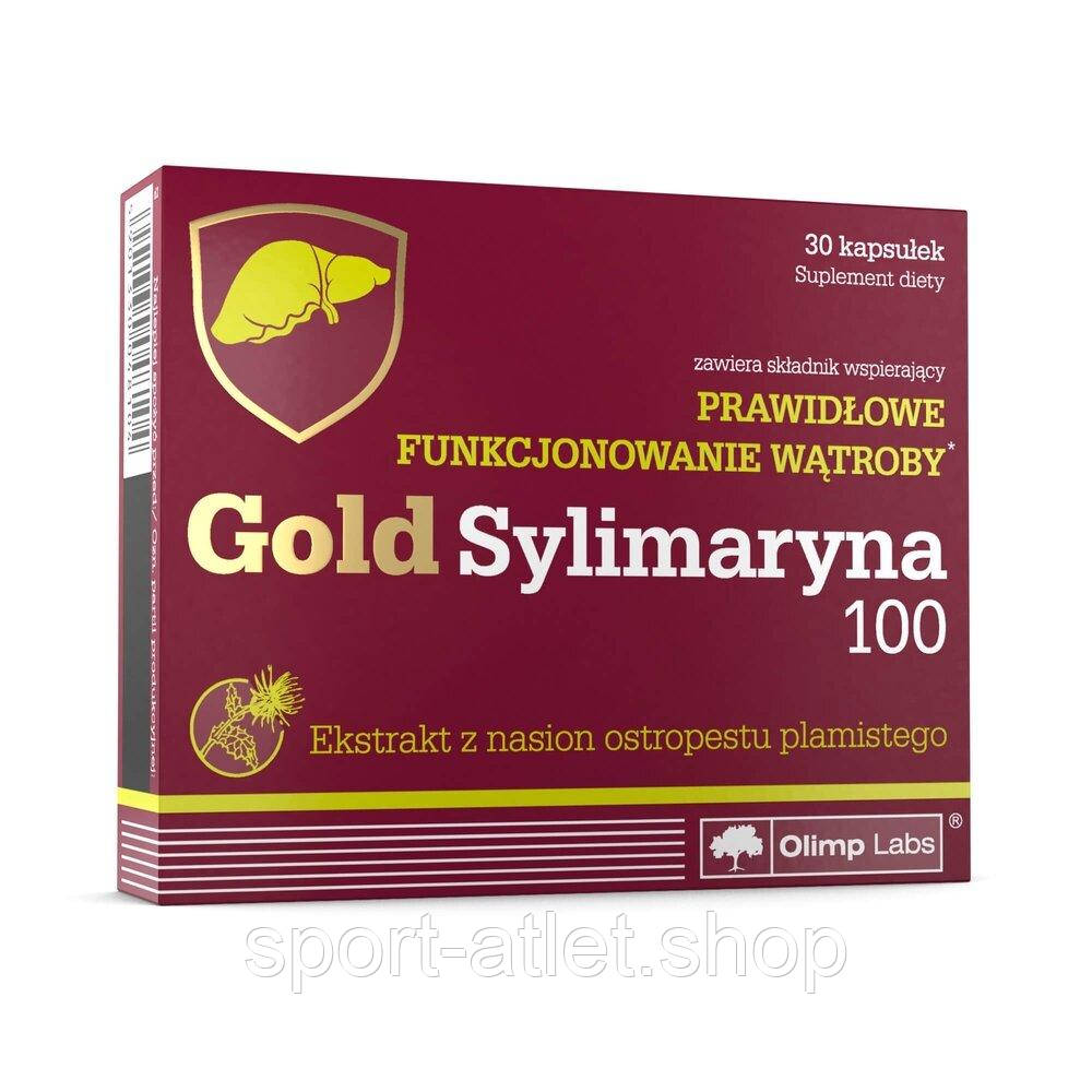 Екстракт розторопші Olimp Gold Sylimaryna 100, 30 капсул для підтримки печінки