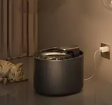Автоматична поїлка для тварин 3 л фонтан для котів і собак Pet water dispenser UKC зі змінним фільтром, фото 3