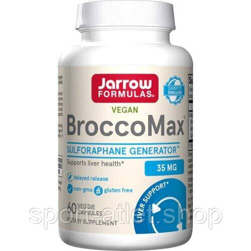 Натуральна добавка Jarrow Formulas Vegan BroccoMax, 60 вегакапсул, фото 1