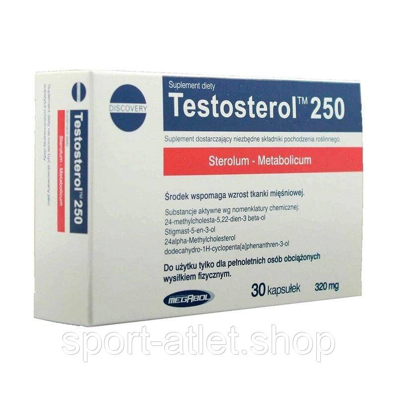 Стимулятор тестостерону Megabol Testosterol, 30 капсул, фото 1
