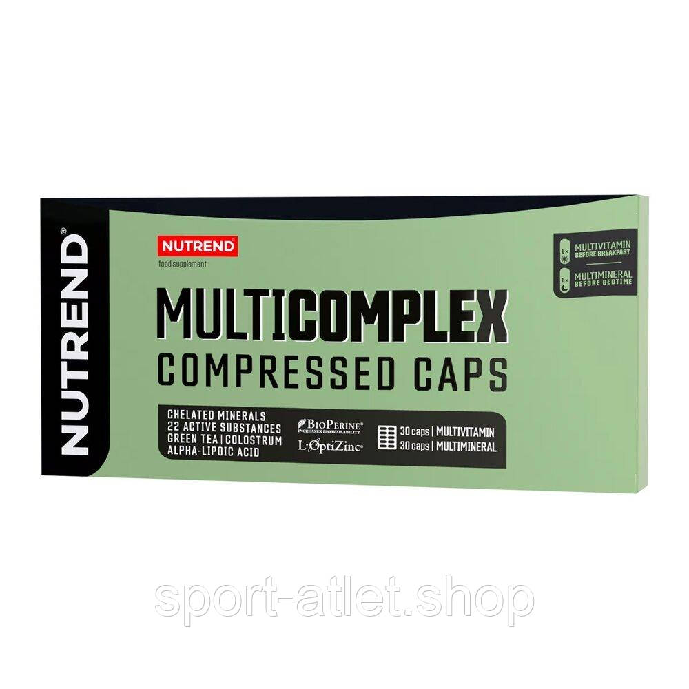 Вітаміни та мінерали Nutrend MultiComplex Compressed, 60 капсул, фото 1