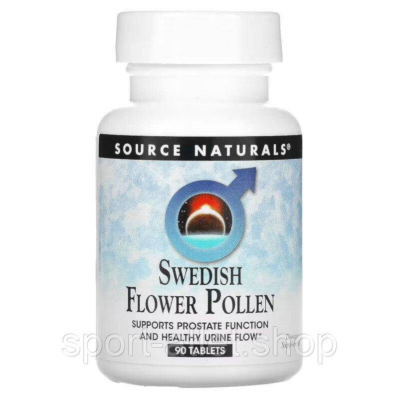 Натуральна добавка Source Naturals Swedish Flower Pollen, 90 таблеток