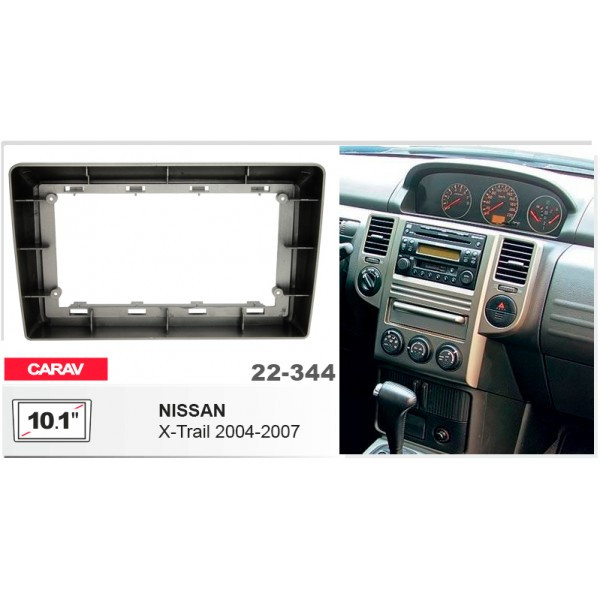 Рамка перехідна Nissan X-Trail 2004-2007 10.1" DriveX (22-344)