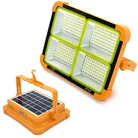Портативна сонячна батарея універсальна для заряджання Power bank Solar LED light D8 12000 mAH