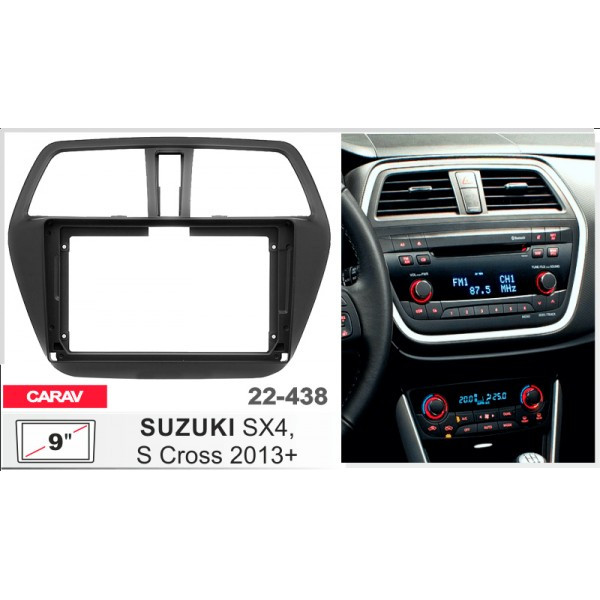 Рамка перехідна Suzuki SX4 2013-2021 9" DriveX (22-438)