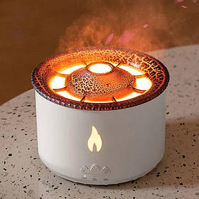 Зволожувач повітря, аромадифузор портативний Kinscoter Volcano Jellyfish Aroma Diffuser V19 360 мл, White